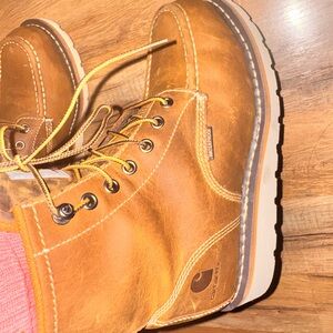 Carhartt Tan Leather Work Boots